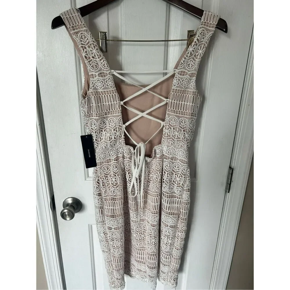 Lulus white tan